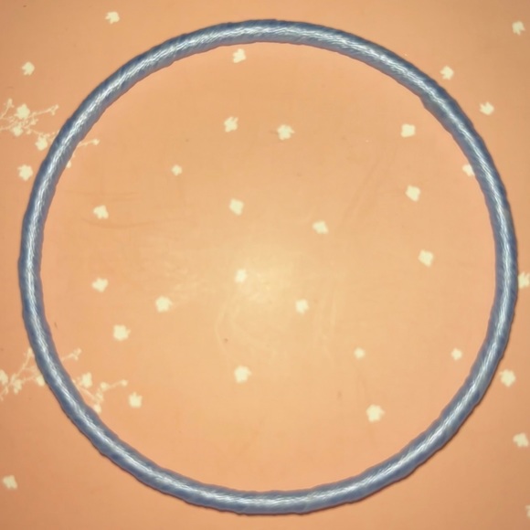 5pc Hand Wrapped Blue String Bangle Bracelets - Picture 4 of 8